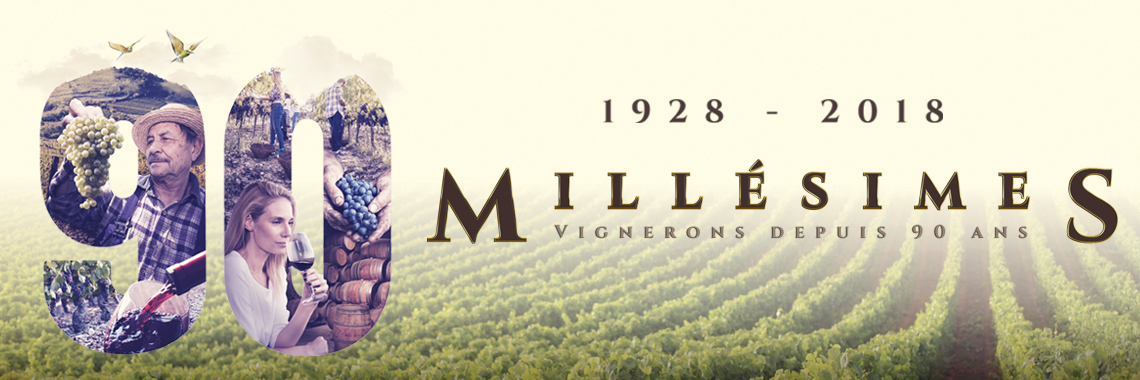 Millésimes 1928 - 2018