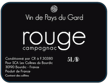 Campagnac Rouge BIB 5L | Les Collines de Bourdic
