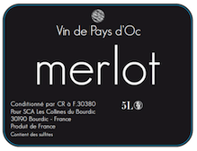 Campagnac Merlot BIB 10L - Les Collines de Bourdic