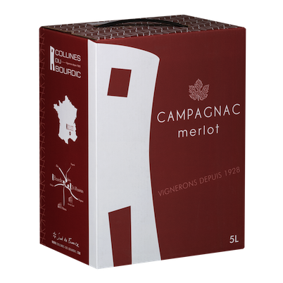 Campagnac Merlot BIB 5L - Les Collines de Bourdic