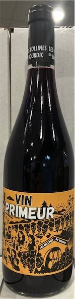 Vin Primeur rouge - Les Collines de Bourdic