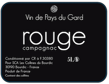 Campagnac Rouge BIB 5L - Les Collines de Bourdic