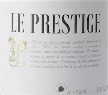 Le Prestige Blanc 2025 | Les Collines de Bourdic